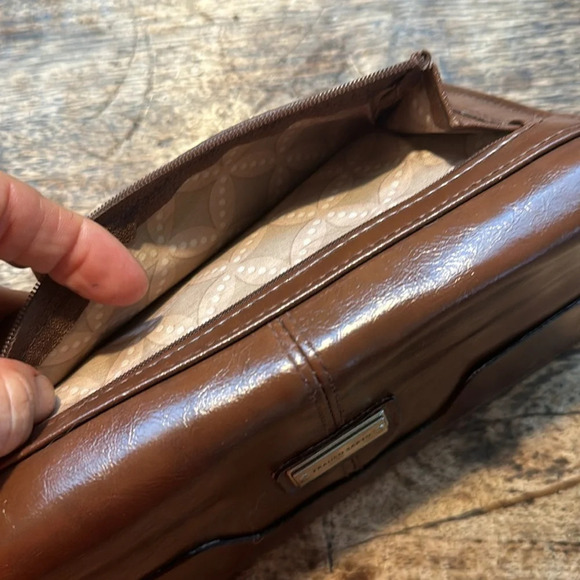 Brown leather Franco Sarto wallet - Picture 3 of 9